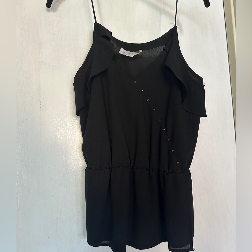 Cooper & Ella Black Blouse